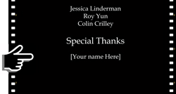 special thanks your name here